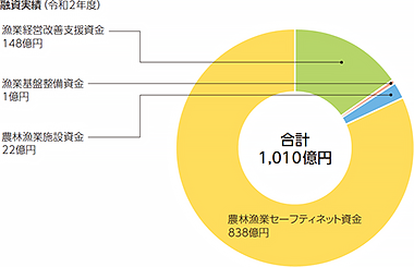 融資実績(令和2年度)