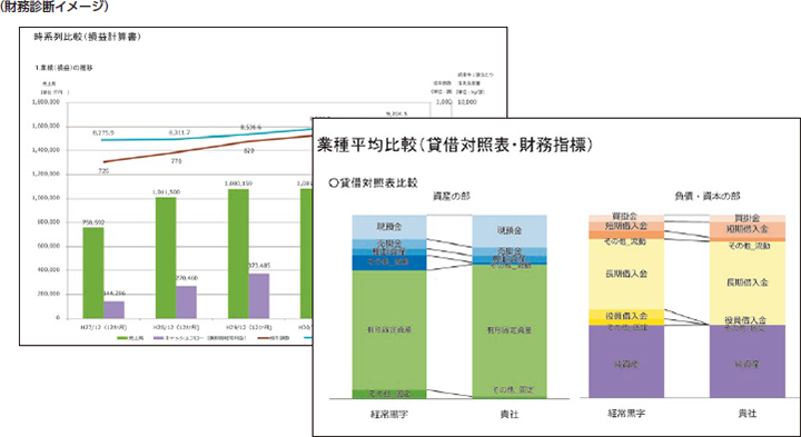 （財務診断イメージ）