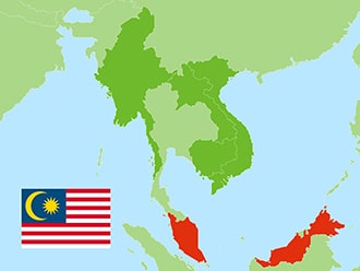 マレーシア地図