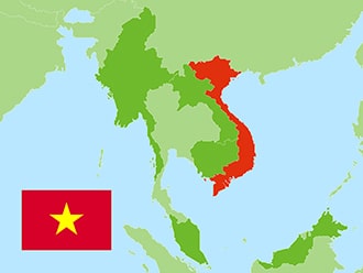 ベトナム地図