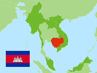 cambodia map