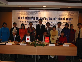 Conference on technical cooperation to VBSP and signing ceremony on Record of Discussion (RD)