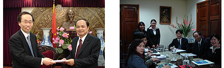 Meetings with Institutions Concerned in Vietnam