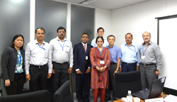 Seminar participants and JFC-Micro's staff