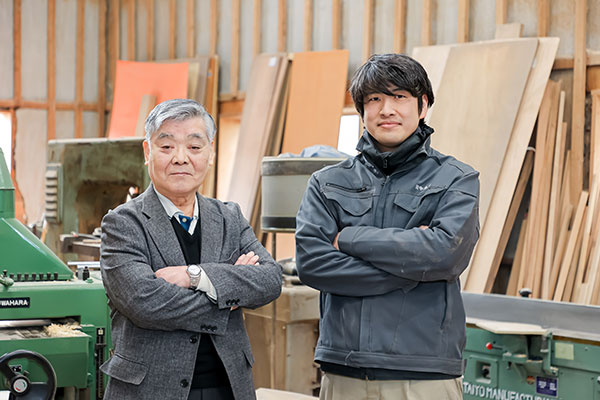 40年の信頼関係と工場・設備を引き継ぎ家具職人としての独立の夢が実現