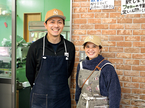 奥さまと二人三脚の家族経営