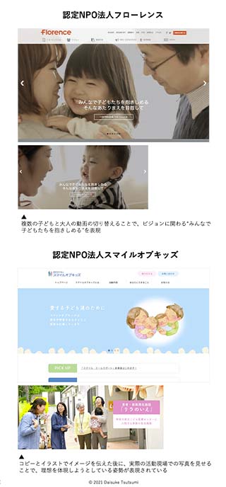 図2:ビジョンを言葉とビジュアルのセットで表現している事例 イメージ