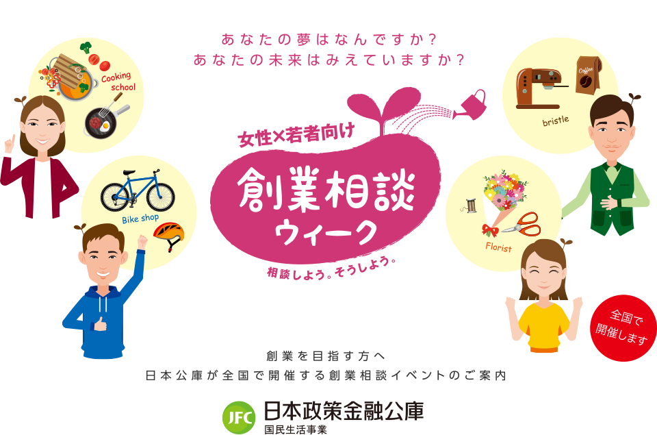 女性・若者向け　創業相談ウィーク