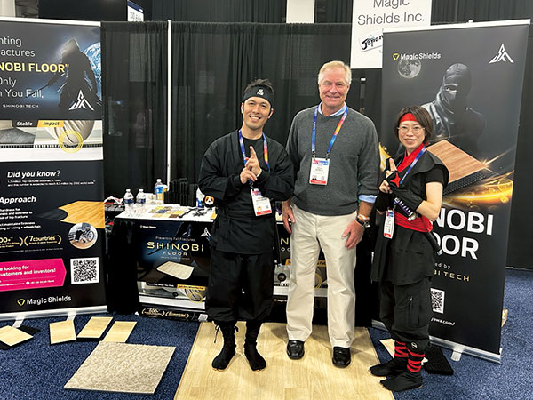 2025年、米国ラスベガス市で開催された世界最大級のテクノロジー見本市では、「忍者フロア」として各国メディアの関心を集めた