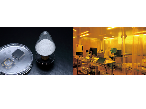 広島大学の研究成果として世界で初めて開発された「単分子誘電体」。分子一つ一つが情報を記録できるこの新素材の実用化を目指し、身近なデジタル技術の未来を切り開く研究が進められている