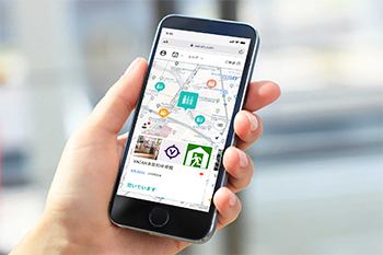 スマートフォンでVACAN Mapsの空き情報を確認