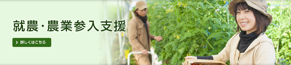 メイン)就農・農業参入支援